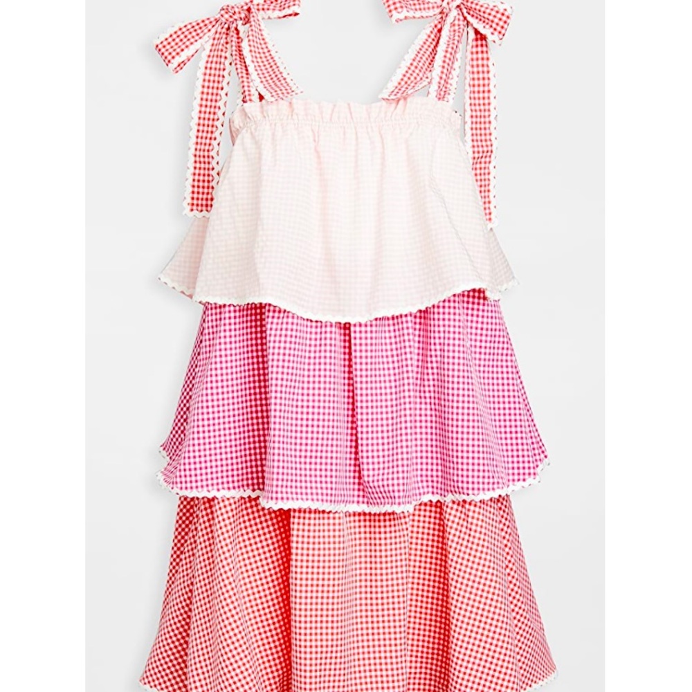 Colorblock Tiered Dress